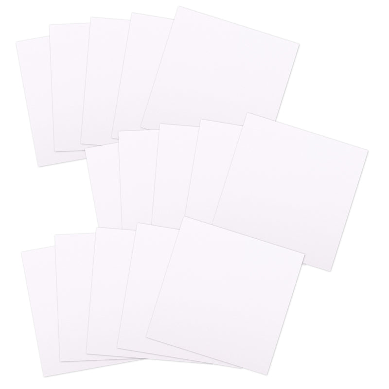 Paperfuel • tekenpapier 6x6cm 250gr wit 15vellen