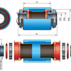 Fsa pf30 bb30 bottom bracket adapter