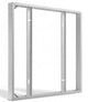 Enzo pfs opbouwframe voor led paneel 60x60x5,5cm wit - 5417875