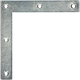 Pgb-europe fg | platte winkelhaak 90° (raamhoek) 15x100x100 zn | 50 st - fg02370010151005