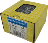 Pgb-europe pgb-fasteners | spaanplaatschroef ø 4,0x40 mm pozidrive pz2 - voldraad verzinkt | 200 st - pgwvzv001004000403 - afbeelding 1