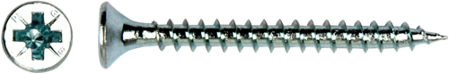 Pgb-europe pgb-fasteners | spaanplaatschroef vk-z ø 4,50x50 zn | 200 st pgwvzv001004500503