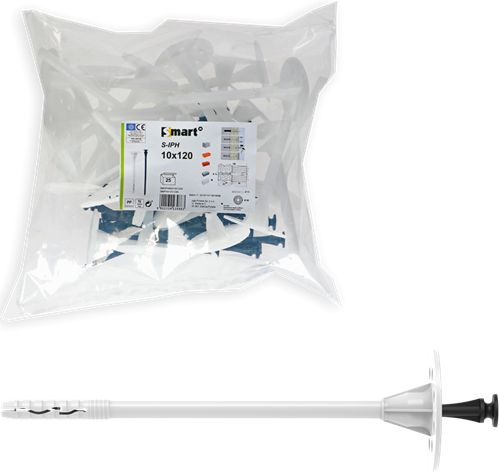 Pgb-europe smart | iso smart s-iph kunststof nagel 10x120 | 25 st - sm0iphn001001204