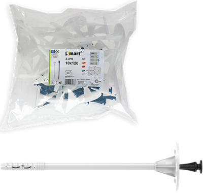Pgb-europe smart | iso smart s-iph kunststof nagel 10x120 | 25 st - sm0iphn001001204