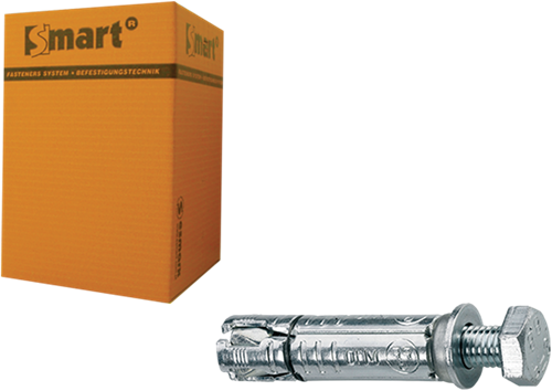 Pgb-europe smart | keilbout met tapbout m12x20x90 zn | 25 st sm000t0011200903