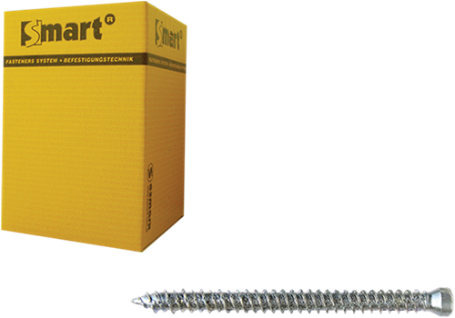Pgb-europe smart | kozijnschroef ck-t30 ø 7,50x302 zn | 50 st sm0wsc0010753023
