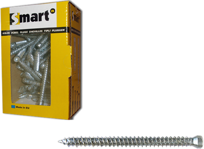 Pgb-europe smart | kozijnschroef ck-t30 ø 7,50x82 zn | 100 st sm0wsc001075082e