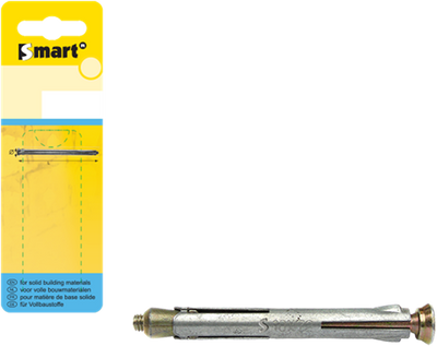 Pgb-europe smart | met. kozijnplug +afdkap m10x132 zn sm0mkp001100132h