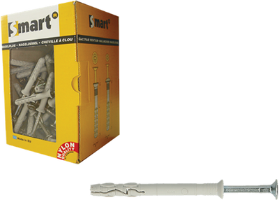 Pgb-europe smart | nagelplug vk boord gemonteerd ø 8x60 | 50 st sm0pkkn01080060e