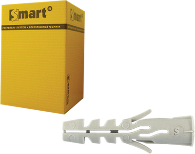 Pgb-europe smart | nylon spreidplug met boord smart ø 14x70 | 20 st sm00pbn001400703