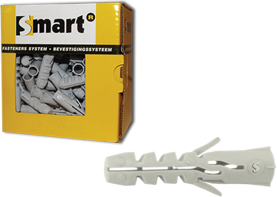 Pgb-europe smart | nylon spreidplug zndr boord smart ø 6x30 | 100 st sm000pn00060030e