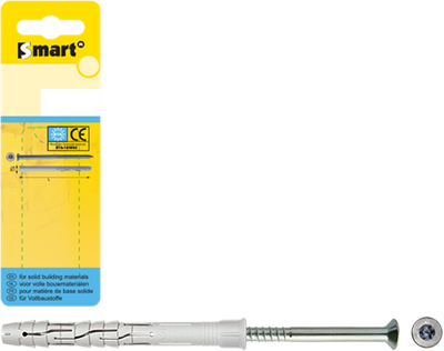 Pgb-europe smart | raamkozijnplug vk pa+schroef ø 10x120 nzn sm0rptn01100120h