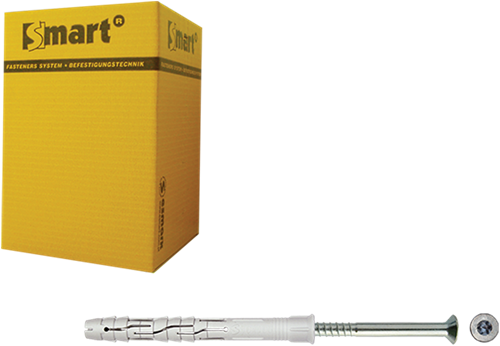 Pgb-europe smart | raamplug +schroef vzk tx ø 10x140 nzn | 50 st sm0rptn011001403