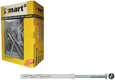Pgb-europe smart | raamplug +schroef vzk tx ø 8x140 nzn | 50 st sm0rptn01080140e