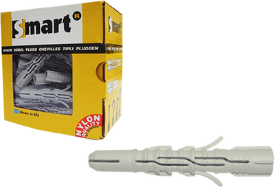 Pgb-europe smart | sterk nylon multifunc. plug ø 8x60 | 50 st - sm00lpn00080060e