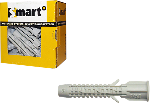 Pgb-europe smart | universeelplug met boord ø 6x35 ny | 100 st - sm00upn00060035e