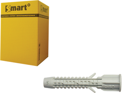 Pgb-europe smart | universeelplug met boord ø 8x50 ny | 100 st sm00upn000800503