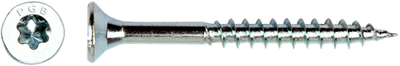 Pgb-europe pgb-fasteners spaanplaatschroef vzk-t deeldraad snijpunt verzonken kop ø4,0x45 zn tx20 | 200 st | pgwvtg001004000453