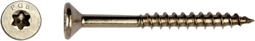 Pgb-europe pgb-fasteners universele spaanplaatschroef rvs a2 vk-t deeldraad verzonken kop ø 3,00x25 tx10 | 200 st | pgwvtga00003000253