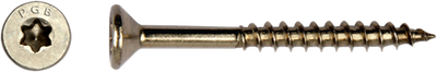Pgb-europe pgb-fasteners universele spaanplaatschroef rvs a2 vk-t deeldraad verzonken kop ø 3,00x25 tx10 | 200 st | pgwvtga00003000253