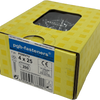 Pgb-europe pgb-fasteners universele spaanplaatschroef vk-t voldraad verzonken kop ø4,0x25 zn tx20 | 200 st | pgwvtv001004000253
