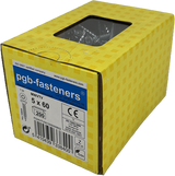 Pgb-europe pgb-fasteners universele spaanplaatschroef vk-t voldraad verzonken kop ø5,0x60 zn tx20 | 200 st | pgwvtv001005000602 - afbeelding 1