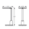 Philips desk light led dsk602 antraciet