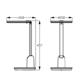 Philips desk light led dsk602 antraciet - afbeelding 3