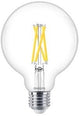 Philips master value ledglobe e27 93mm filament helder 5.9w 806lm - 922-927 zeer warm wit | beste kleurweergave - dimbaar - vervangt 60w