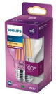 Philips led lamp transparant - 100 w - e27 - warmwit licht