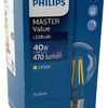 Philips led gls e27 3,4-40w 2700k filament helder dimbaar - led3774