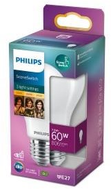 Philips led lamp sceneswitch mat - 60 w - e27 - warmwit licht