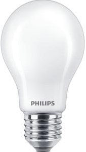 Philips led lamp - standaard lampvorm met e27 fitting - warmwit licht: 2700k - 60w - mat glas