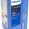 Philips led kogel e14 2-25w 2700k filament helder - led3727