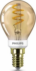 Philips led kogel e14 2,6w-20w 2000k filament gold dimbaar blister - 5101507 - afbeelding 2