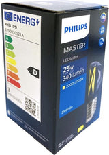 Philips led kogel e27 2,8-25w filament helder dimtone - led3286 - afbeelding 2