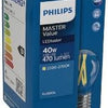 Philips led kogel e27 3,4-40w filament helder dimtone - led3747