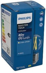 Philips led kogel e27 3,4-40w filament helder dimtone - led3747 - afbeelding 2