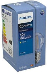 Philips led kogel e27 4,3-40w 2700k filament helder - led3749 - afbeelding 2
