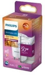 Philips led spot gu10 230v 3,8w-50w warmglow blister - 5105315