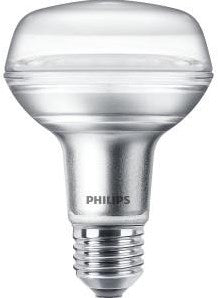 Philips led spot r80 e27 8-100w 2700k blister - 5103352