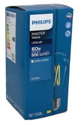 Philips led st64 e27 5,9-60w filament helder dimtone - led3804 - afbeelding 2