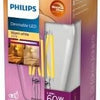 Philips led st64 e27 5,9-60w filament helder warmglow blister - 5102586