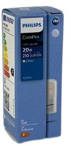 Philips led steek g4 12v 2,1-20w 2700k dimbaar - led3591 - afbeelding 2