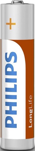 Philips r03 longlife aaa batterij 4 stuks - afbeelding 2