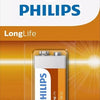 Philips longlife 9v batterij 6f22 blister 1 - 3111025
