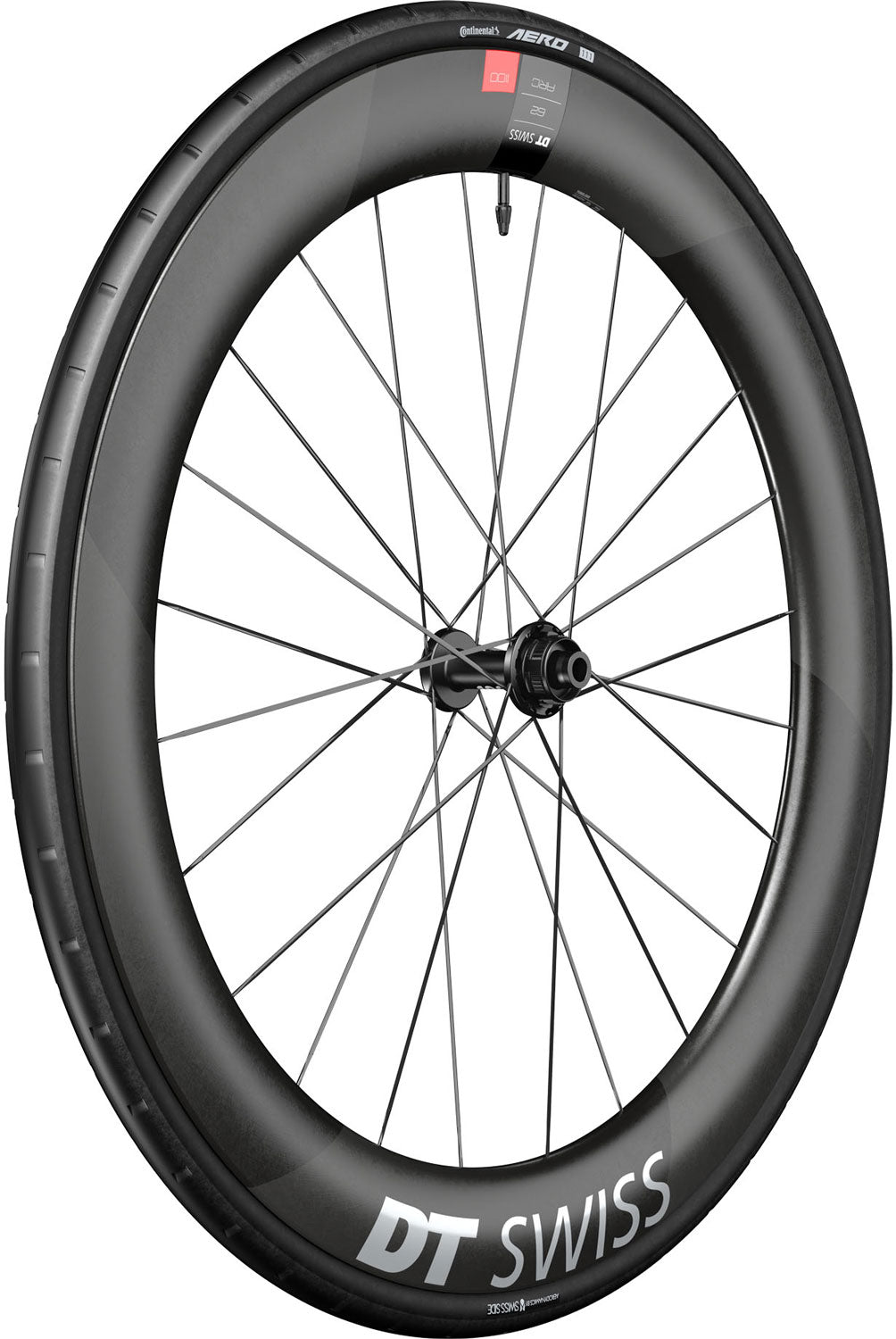 Dt swiss arc 1100 dicut® wts carbon 62 disc cl front wheel