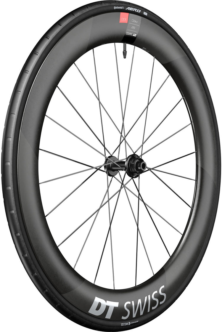 Dt swiss arc 1100 dicut® wts carbon 62 disc cl front wheel