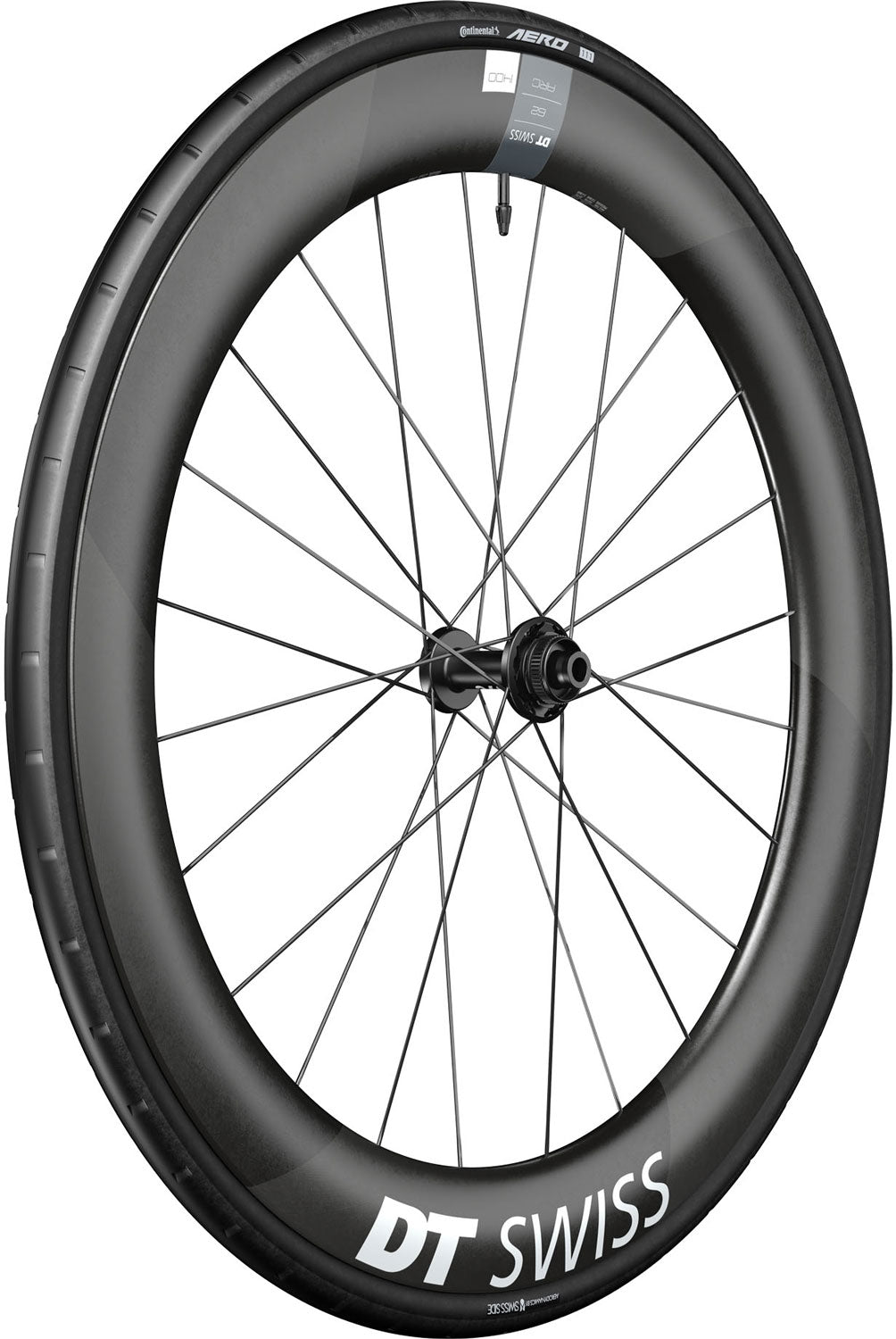Dt swiss arc 1400 dicut® wts carbon 62 disc cl front wheel