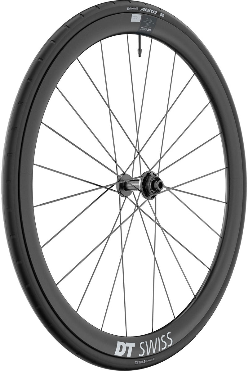 Dt swiss arc 1400 dicut® wts 38 28 cl carbon front wheel